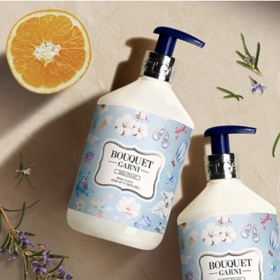 BOUQUET GARNI - Fragranced Body Lotion Baby Powder - Parfémované tělové mléko s vůní baby powder - 520 ml – Zboží Dáma