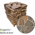 Kameny pojezdová Kora Toda nepravidelný štípaný porfyr tl. 3-5 cm 1 paleta až 14 m2 – Sleviste.cz