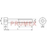 Šroub válcová nízká hlava- inbus DIN 7984 M6x14-8.8 – Sleviste.cz