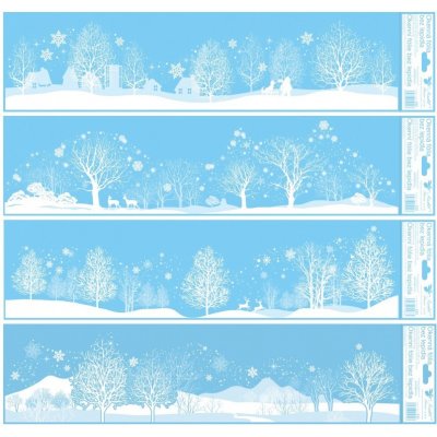 Samolepicí fólie do okna - Betlém mix - 60x22,5 cm – Zboží Dáma