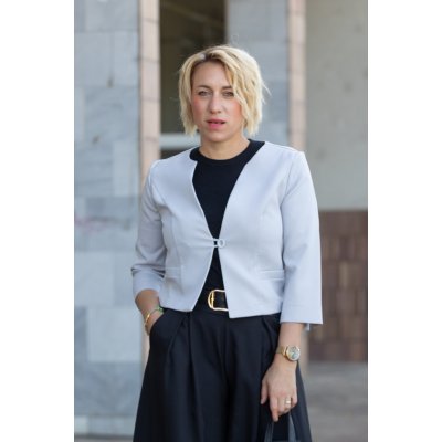 STANDARD collection Krátké sako NELLI Černá – Zboží Dáma