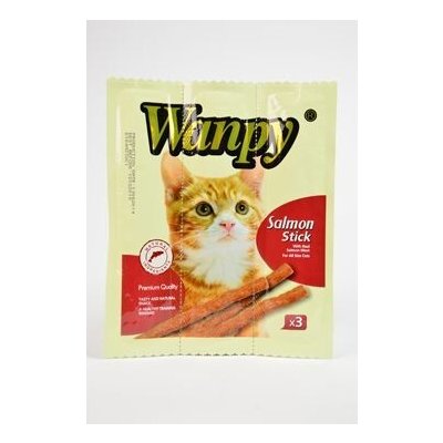 Wanpy Cat Lososová tyčka 3 ks 30 g
