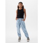 GAP Dětské balónové cargo kalhoty Modrá – Zboží Dáma