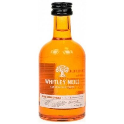 Whitley Neill Blood Orange VODKA 43% 0,05 l (holá láhev)
