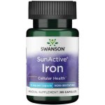 Swanson Iron SunActive Železo 15 mg 90 kapslí – Hledejceny.cz