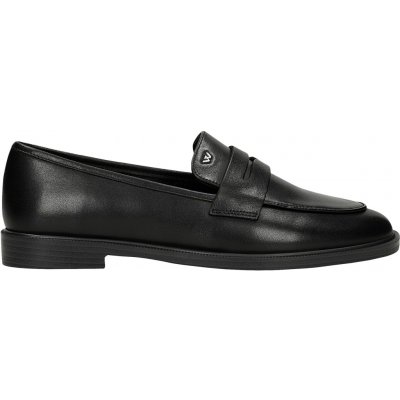 Wojas Černé Dámské Kožené Mokasíny Penny Loafers – Zboží Dáma