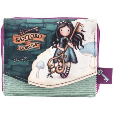 Santoro Gorjuss Wallet Curiosity 1074GJ04 zelená