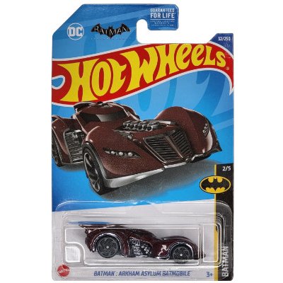 Hot Wheels Batman Arkham Asylum Batmobile hnědý – Sleviste.cz