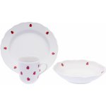 Český porcelán Dubí porcelánová souprava talíře dětská berušky 3 dílná – Hledejceny.cz