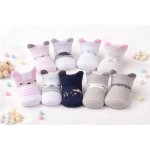 Be Snazzy Kojenecké kotníčkové ponožky s oušky Besnazzy 1 ks – Zboží Mobilmania