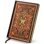 ARGUS Elegantní zápisník A5 linky, pevná vazba, bordová Romantická zahrada 14200002 – Zboží Mobilmania