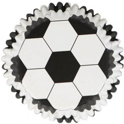 PME košíčky na muffiny s alobalovým vnitřkem Fotbalový míč (30 ks)