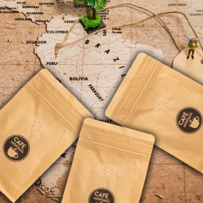 Café Montaña degustační sada zrnkové kávy Mixtura – Zboží Dáma