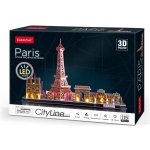CubicFun 3D puzzle LED Paříž 115 ks – Zboží Dáma