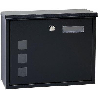 Poštovní schránka RICHTER BK.519.G.CM (černá matná), RICHTER Černá matná – Hledejceny.cz