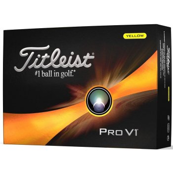 Titleist PRO V1 žluté 3 ks