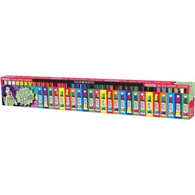 Daler Rowney Graduate sada akrylových barev 36 ks 22 ml – Zboží Dáma