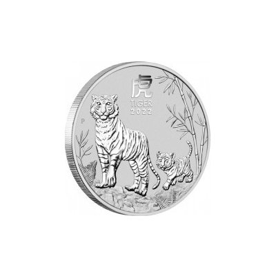 The Perth Mint stříbrná mince Lunar Series III Year of Tiger 2022 1 oz – Zboží Dáma