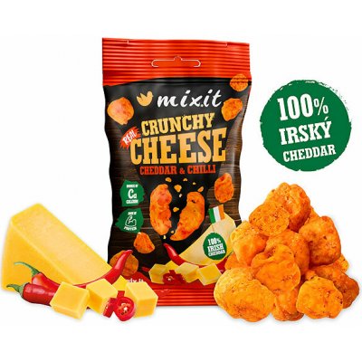 MIXIT Křupavý sýr do kapsy Irský cheddar & chilli 20 g – Zboží Dáma