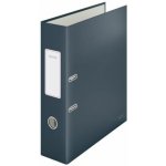 LEITZ Pákový šanon 80 mm A4 karton 180° Cosy Soft Touch sametová šedá – Zboží Živě