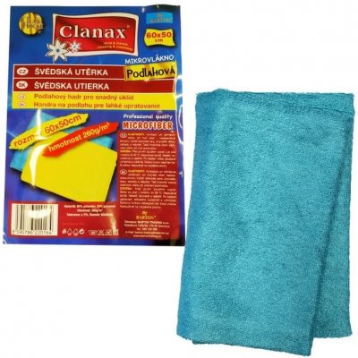 Clanax utěrka švédská 60 x 50 cm 260g/m2 mikrovlákno 1 ks – Sleviste.cz