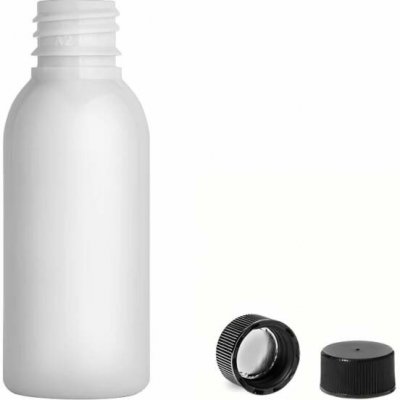 Via Plastová lahvička bílá s černým uzávěrem 35 ml – Sleviste.cz