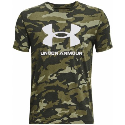 Under Armour SPORSTYLE LOGO AOP SS K zelené – Zbozi.Blesk.cz