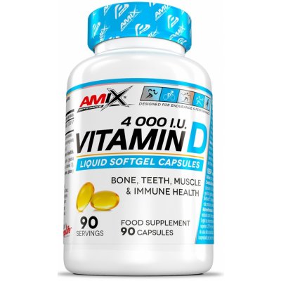 Amix Vitamin D 4000 I.U. 90 kapslí – Zbozi.Blesk.cz
