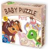 Puzzle D-Toys Baby Domácí mazlíčci 4v1 2-4 dílků