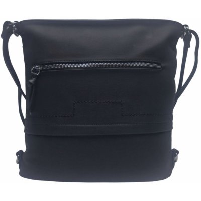 Střední černý kabelko-batoh 2v1 s praktickou kapsou Ginette – Zboží Mobilmania