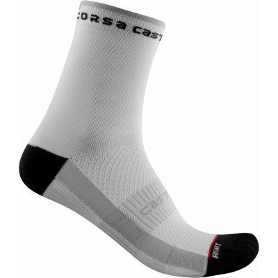 Castelli ponožky Rosa Corsa W 11 white/black – Zboží Mobilmania