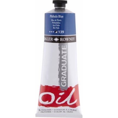 Daler Rowney Graduate olejová barva phthalo blue 200 ml 1 ks – Hledejceny.cz