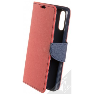 Pouzdro Forcell Fancy Book Huawei P20 červené modré – Zboží Mobilmania