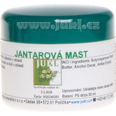 Jukl jantarová mast 50 ml – Hledejceny.cz