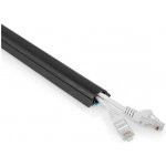 Nedis Kabelová lišta pro kabely do 12 mm PVC 1 m černá CMDT3312BK1000 – Zboží Mobilmania