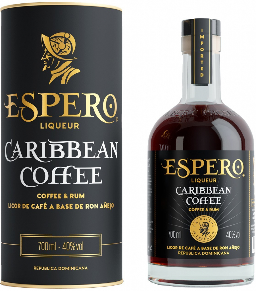 Ron Espero Coffee & Rum 40% 0,7 l (tuba)