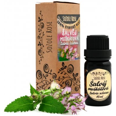 SoZoLe Rose Éterický Olej Šalvěj muškátová 10 ml – Hledejceny.cz