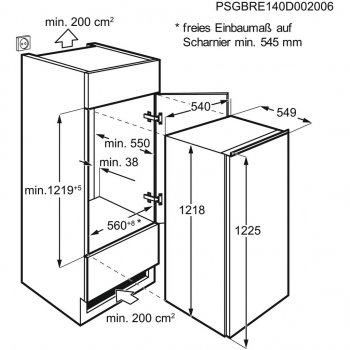 Zanussi ZBA22422SA