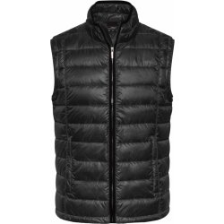 Men's Quilted Down Vest Black/black