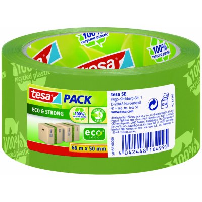Tesa EcoLoco lepicí páska zelená s potiskem 50 mm x 66 m – Zboží Živě