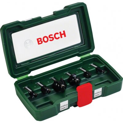 BOSCH 6dílná sada fréz z tvrdokovu (stopka 8 mm) – Zbozi.Blesk.cz