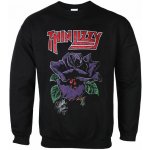 mikina bez kapuce THIN LIZZY BLACK ROSE černá PLASTIC HEAD THL003SWN – Zboží Dáma