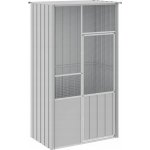 vidaXL Ptačí klec 115 x 78 x 200 cm pozinkovaná ocel – Sleviste.cz