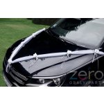 Svatební girlanda na auto 1,8 m (2 ks) - bílo-krémová – Zboží Dáma