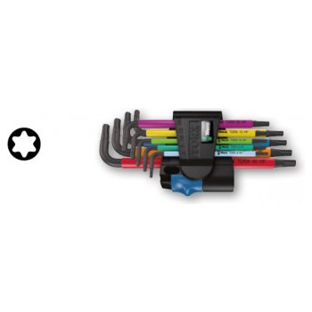 Sada zástrčných klíčů TX Multicolour s přidržovací funkcí 9dílná Wera 024179