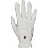 Jezdecká rukavice EQUESTRO Rukavice Soft pro dospělé bílé