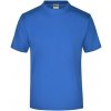 Pánské Tričko James+Nicholson základní triko ve vysoké gramáži bez bočních švů modrá tmavá královská JN002