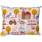 Pleva Prémiový bylinný polštářek dětský velký Barevní ptáčci 23 x 29 cm – Zboží Dáma