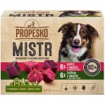 Propesko Dog Mistr hovězí zvěřina v omáčce 12 x 85 g – Sleviste.cz