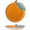 Talíř Bloomingville Dezertní talířek AGNES oranžový 16 cm